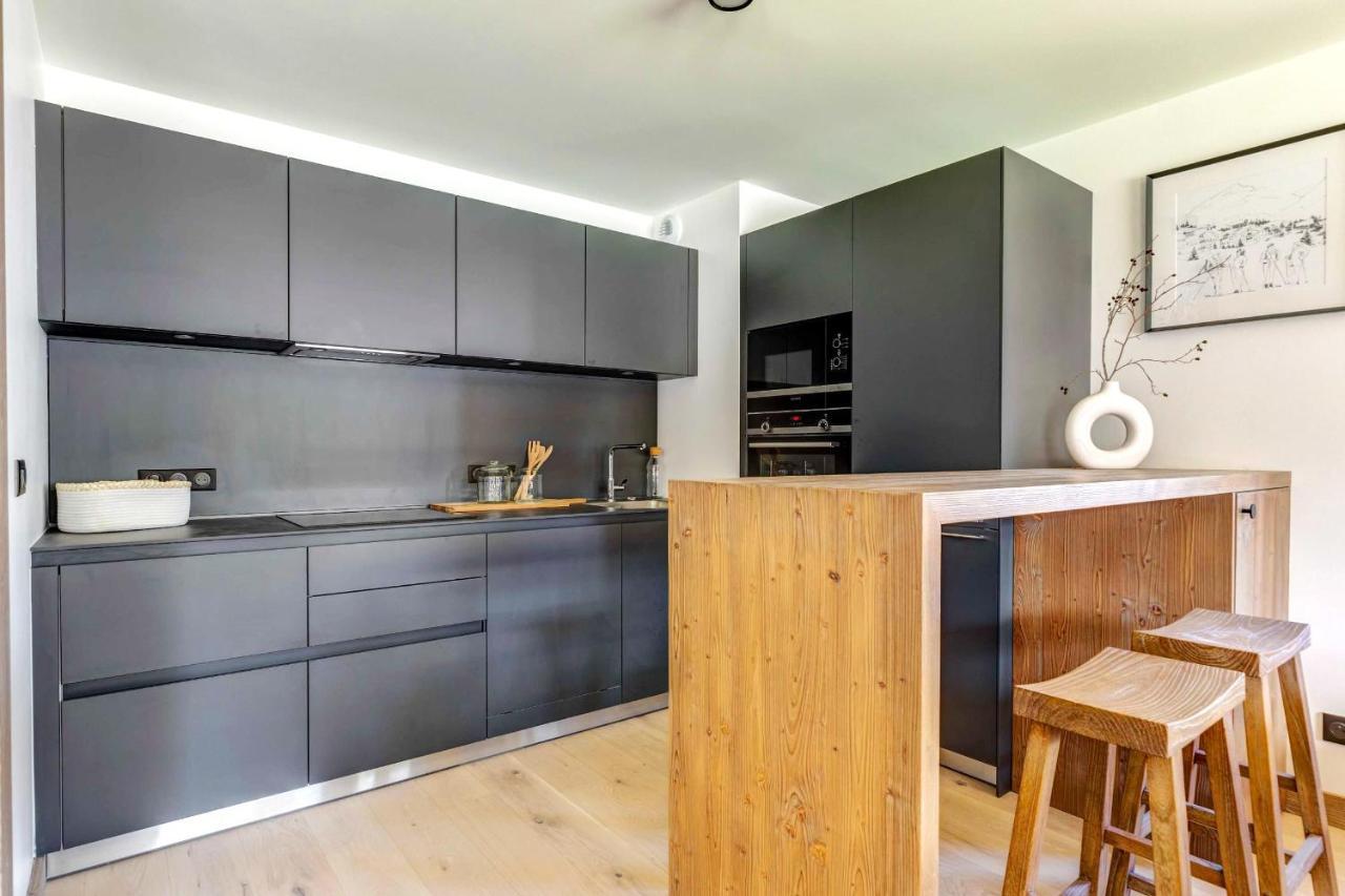 4-Room Apartment With Garden, Gym And Shared Spa Межев Экстерьер фото