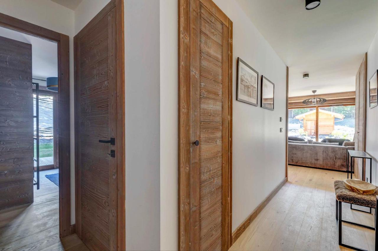 4-Room Apartment With Garden, Gym And Shared Spa Межев Экстерьер фото